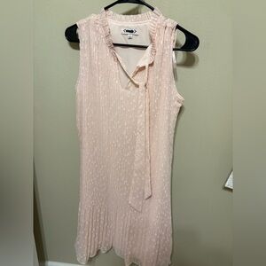 Nanette Lepore dobby tie-neck chiffon